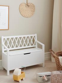 Banc pour enfant avec rangement Harlequin, Bois de bouleau, MDF, peinture sans COV

Ce produit est fabriqué à partir de bois certifié FSC® issu d'une exploitation durable, Bouleau blanc laqué, larg. 70 x haut. 58 cm