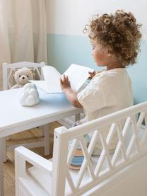 Banc pour enfant avec rangement Harlequin, Bois de bouleau, MDF, peinture sans COV

Ce produit est fabriqué à partir de bois certifié FSC® issu d'une exploitation durable, Bouleau blanc laqué, larg. 70 x haut. 58 cm