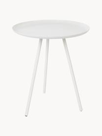 Table d'appoint Frost, Métal, revêtement par poudre, Blanc, Ø 39 x haut. 45 cm