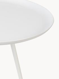 Table d'appoint Frost, Métal, revêtement par poudre, Blanc, Ø 39 x haut. 45 cm