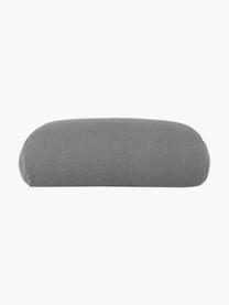 Coussin de jardin artisanal Pillow, Gris foncé, larg. 50 x long. 30 cm