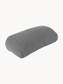 Cuscino da esterno fatto a mano Pillow, Rivestimento: 70% PAN + 30% PES, imperm, Grigio scuro, Larg. 50 x Lung. 30 cm