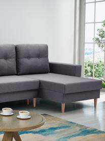 Sofa narożna z funkcją spania i miejscem do przechowywania Neo (4-osobowa), Tapicerka: 100% poliester, Szary, S 230 x G 140 cm