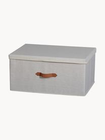 Úložný box Premium, Světle béžová, hnědá, Š 54 cm, H 40 cm