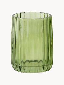 Zahnputzbecher Aldgate, Glas, Hellgrün, transparent, Ø 7 x H 10 cm