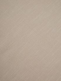 Katoenen placemats Henley met franjes, 2 stuks, 100% katoen, Beige, 35 x 45 cm