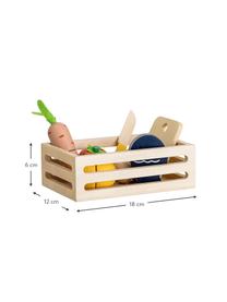 Accessoires cuisine enfant Foodbox, 8 élém., Contreplaqué, MDF (panneau en fibres de bois à densité moyenne), enduit, Multicolore, Lot de différentes tailles