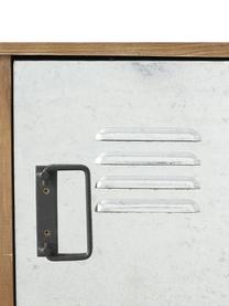 Armario Ines, Cuerpo: madera de pino, tablero d, Patas: metal, Multicolor, An 116 x Al 125 cm
