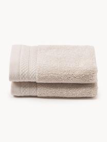 Serviette de toilette en coton bio Premium, tailles variées, 100 % coton bio certifié GOTS (par GCL International, GCL-300517)
Qualité supérieure 600 g/m², Beige clair, Serviettes de toilette, larg. 50 x long. 100 cm