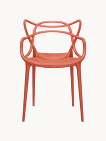 Krzesło z podłokietnikami Masters, 2 szt., Tworzywo sztuczne, Pomarańczowy, S 57 x G 47 cm
