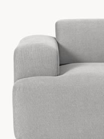 Sofa Melva (3-Sitzer), Bezug: 100 % Polyester Der strap, Gestell: Massives Kiefern- und Fic, Füße: Kunststoff Dieses Produkt, Webstoff Hellgrau, B 238 x T 101 cm