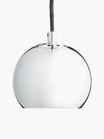 Kleine Kugel-Pendelleuchte Ball, Silberfarben, glänzend, Ø 12 x H 10 cm