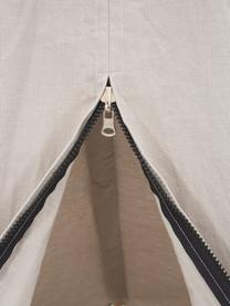 Kindertipi Hippie van biokatoen, 100% biokatoen, Grijs, beige, B 135 x H 135 cm