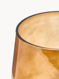 Mundgeblasene Glas-Vase Joyce, Glas, Hellbraun, Ø 16 x H 16 cm