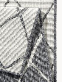 Tappeto reversibile da interno-esterno Malaga, Grigio, color crema, Larg. 200 x Lung. 290 cm (taglia L)