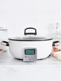 Multi-Cooker con rivestimento antiaderente Elite, Coperchio: vetro, Bianco, Larg. 45 x Alt. 22 cm