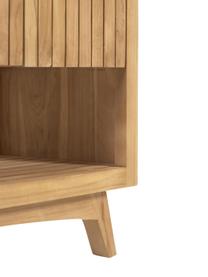 Meuble sous vasque en bois de teck massif Kuveni, larg. 70 cm, Bois de teck, Bois de teck, larg. 70 x haut. 80 cm
