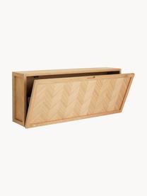 Zapatero de madera en espiga Herringbone, Estructura: roble Este producto está , Madera de roble, An 100 x F 40 cm