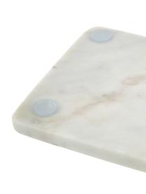 Marmor-Schneidebrett Strip, Weiß, marmoriert, Goldfarben, B 37 x T 15 cm