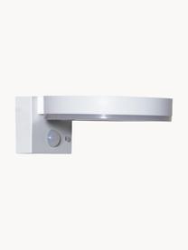 Applique murale LED solaire avec capteur de mouvement Vidi, Blanc, larg. 16 x haut. 7 cm