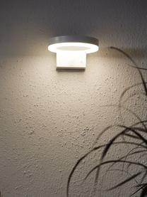 Applique murale LED solaire avec capteur de mouvement Vidi, Blanc, larg. 16 x haut. 7 cm