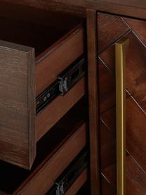Skříňka s dýhou z akáciového dřeva Class, Dřevo, Š 180 cm, V 80 cm