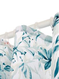 Douchegordijn Foglia met tropisch patroon, 100% polyester
Waterafstotend, niet waterdicht, Wit, multicolour, 180 x 200 cm