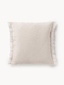 Housse de coussin pur lin avec franges Luana, 100 % pur lin

Le lin est naturellement doté d'un toucher plutôt rugueux et d'un aspect froissé
Sa résistance élevée au accrocs lui confère robustesse et longévité, Blanc crème, larg. 50 x long. 50 cm