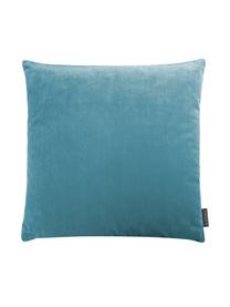 Poszewka na poduszkę z wypukłym wzorem Tilas, Miętowo niebieski, kremowy, S 40 x D 40 cm