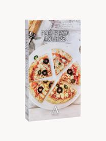 Pizzasnijder en lifter Belli, set van 2, Acaciahout, metaal, Zilverkleurig, helder hout, B 32 x H 4 cm