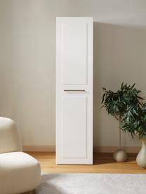 Armario modular Charlotte, 1 puerta (50 cm), diferentes variantes, Estructura: tablero aglomerado revest, Blanco, Interior Basic (An 50 x Al 200 cm)