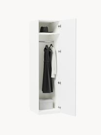 Armario modular Charlotte, 1 puerta (50 cm), diferentes variantes, Estructura: tablero aglomerado revest, Blanco, Interior Basic (An 50 x Al 200 cm)