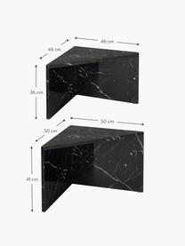 Couchtische Vilma in Marmor-Optik, 2er-Set, Mangoholz, Mitteldichte Holzfaserplatte (MDF), mit lackbeschichtetem Papier überzogen

Dieses Produkt wird aus nachhaltig gewonnenem, FSC®-zertifiziertem Holz gefertigt., Schwarz, Marmor-Optik, Set mit verschiedenen Größen