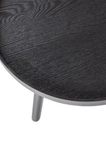 Kulatý odkládací stolek Mesa, Černá, Ø 45 cm, V 45 cm