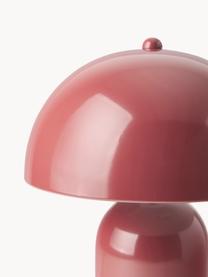 Petite lampe à poser rétro Walter, Rouge, haute brillance, Ø 25 x haut. 34 cm