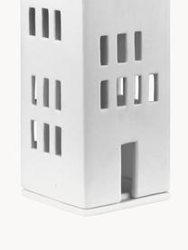 Portavelas de porcelana Living, 22 cm, Porcelana, Blanco, An 8 x Al 22 cm