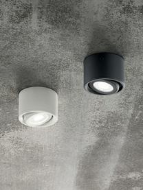 LED plafondspot Anzio in wit, Lamp: gecoat aluminium, Wit, Ø 8 x H 5 cm