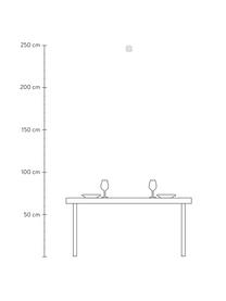 Foco LED Anzio, Lámpara: aluminio recubierto, Blanco, Ø 8 x Al 5 cm