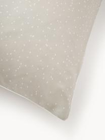 Funda de almohada de satén Yuma, Beige, An 45 x L 110 cm