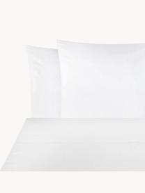 Biancheria da letto in raso di cotone bianco Comfort, Tessuto: raso Densità del filo 250, Bianco, 240 x 300 cm + 2 federe 50 x 80 cm