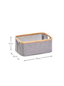 Panier de rangement Appa, Gris, beige, larg. 30 x haut. 16 cm