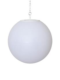 Lampada a sospensione solare Globy, Paralume: materiale sintetico, Bianco, Ø 30 x Alt. 29 cm