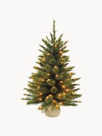 Albero di Natale piccolo con luci a LED Forest, Verde, Ø 61 x Alt. 90 cm