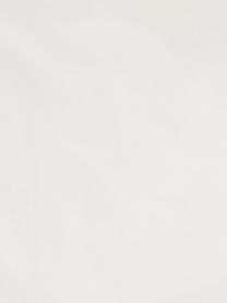 Bestickte Samt-Kissenhülle Giro, 100% Polyestersamt, Cremeweiß, Goldfarben, B 40 x L 40 cm