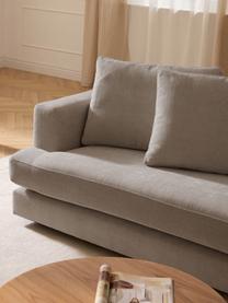 Sofa Tribeca (3-osobowa), Tapicerka: 100% poliester Dzięki tka, Stelaż: drewno bukowe, drewno sos, Nogi: drewno sosnowe Ten produk, Taupe tkanina, S 228 x G 104 cm