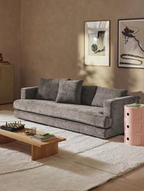 Sofa Tribeca (3-osobowa), Tapicerka: 100% poliester Dzięki tka, Stelaż: drewno bukowe, drewno sos, Nogi: drewno sosnowe Ten produk, Taupe tkanina, S 228 x G 104 cm