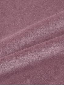 Prošívaný sametový povlak na polštář s jemným vzorem Celine, Tmavě růžová