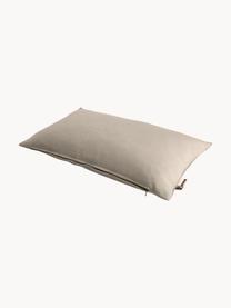 Outdoor kussen Olef, 100% katoen, Beige, B 30 x L 50 cm