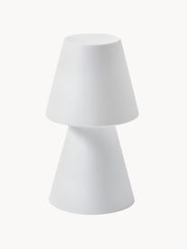 Lampada da tavolo da esterno portatile con luce regolabile e cambio colore Lola, Lampada: polietilene, Bianco, Ø 11 x Alt. 20 cm