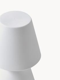 Mobile dimmbare Außentischlampe Lola mit Farbwechsel, Weiß, Ø 11 x H 20 cm
